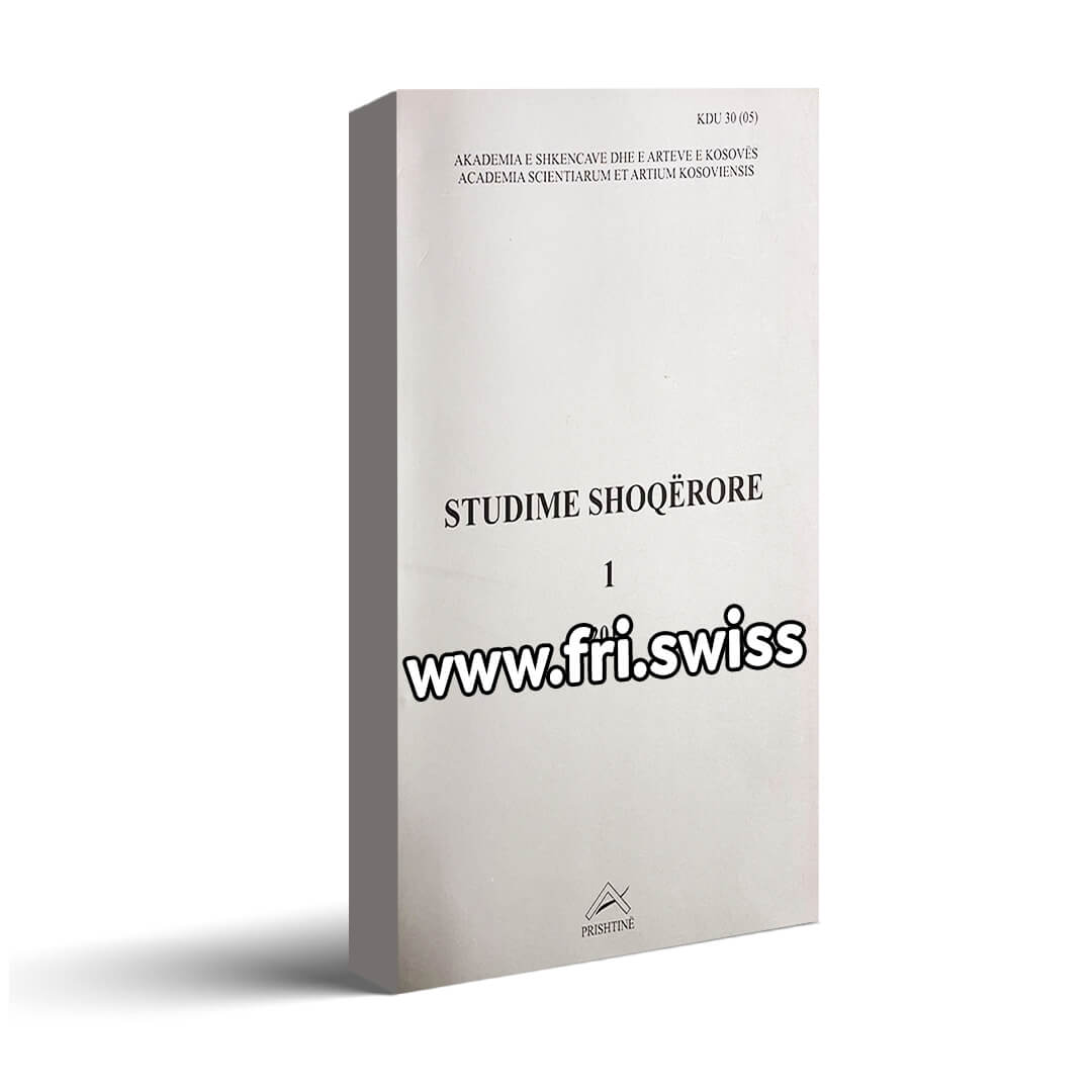 Studime shoqërore 1