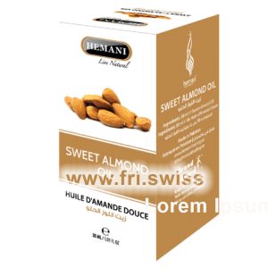 Vaji i bajames së ëmbël Hemani 30 ml. - Hemani Sweet Almond Oil 30ml
