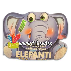 Elefanti  - Kafshët libër me forma