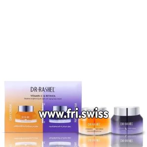 Dr. Rashel Set Kremrash Me Vitamine C & Retinol, për ditën dhe natën - Dr. Rashel Vitamin C And Retinol Day & Night Cream Combo